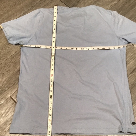 Tokyo Laundry Short Sleeve Gray/Light Blue T-Shirt size L - Picture 11 of 11
